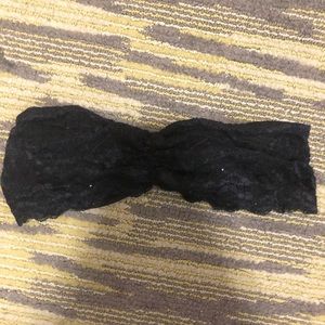 Free people black lace bandeau
